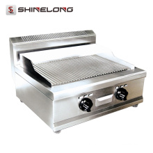 Shinelong Professional Heavy Duty 1/2 Flat &amp; 1/2 Genuteter Gasgrill mit Gas Friteuse